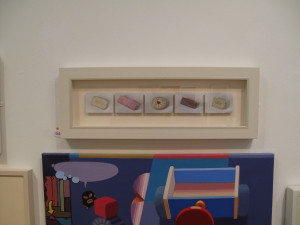 Biscuit painting in exhibition