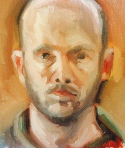 Self Portrait Oil Sketch 2014